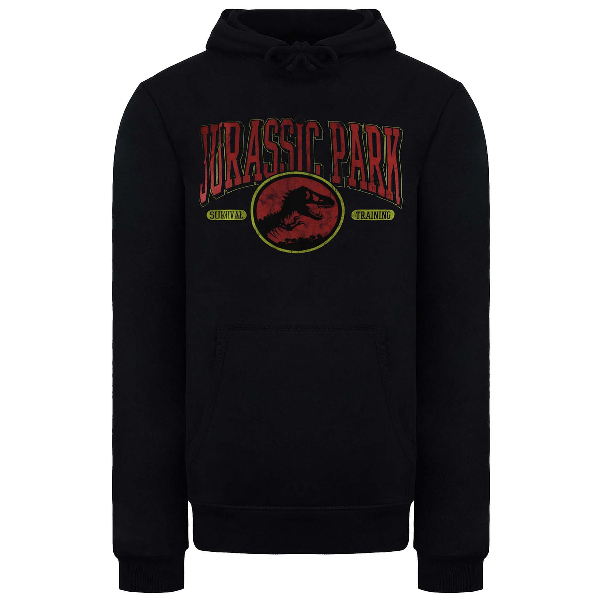 Jurassic Park Survival Mens Black Hoodie