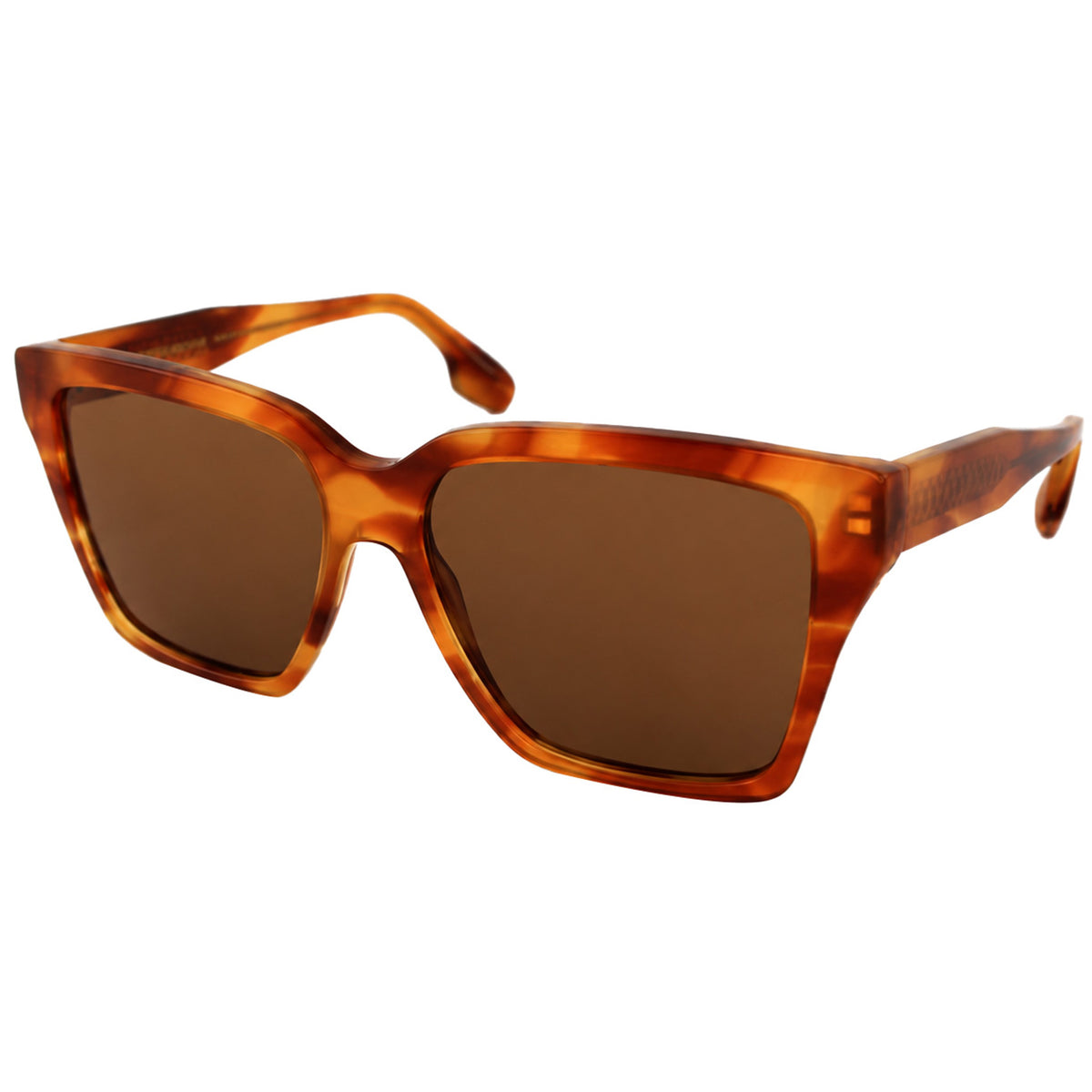 Victoria Beckham Pillow Brown Sunglasses