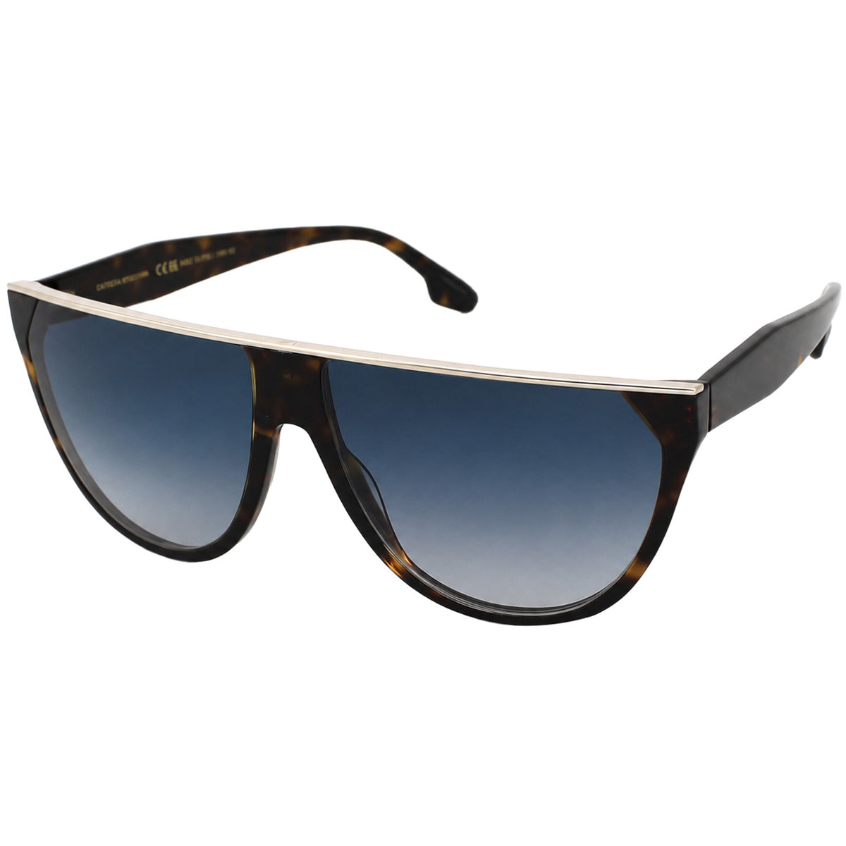 Victoria Beckham Browline Brown Sunglasses