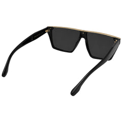 Victoria Beckham Rectangle Acetate Black Sunglasses