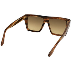 Victoria Beckham Square Brown Sunglasses