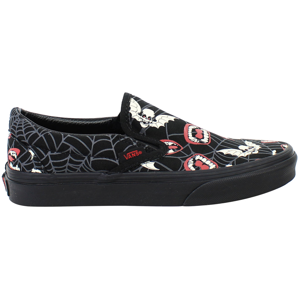 Vans Glow Frights Classic Mens Black Plimsolls