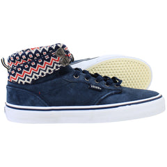 Vans Off The Wall Atwood Hi Top Womens Blue Plimsolls