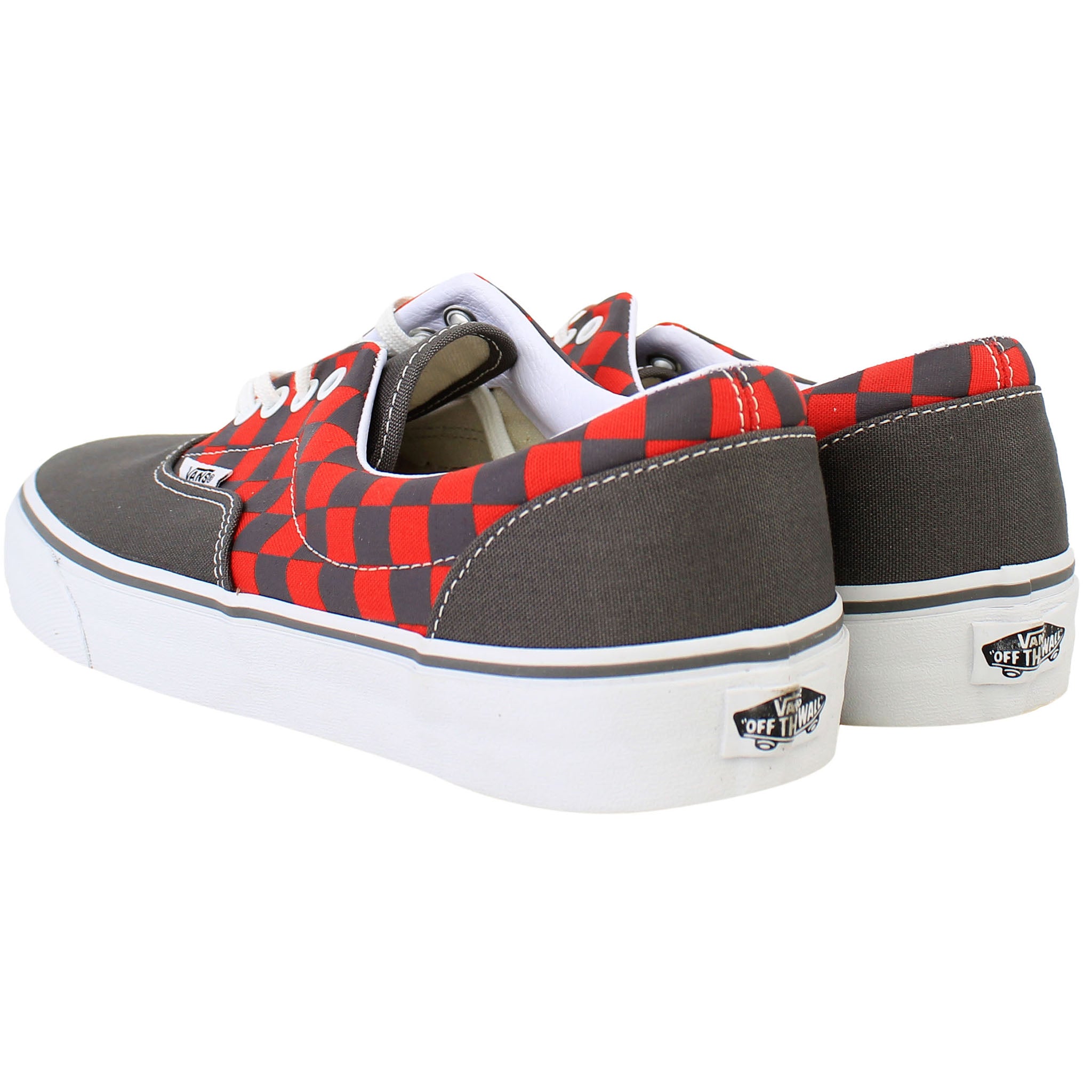 Vans Checkerboard Womens Black Plimsolls