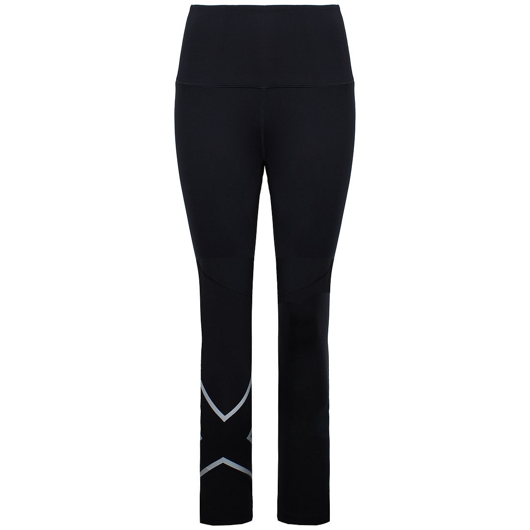 2XU Hi-Rise Compression Womens Black/Silver Tights