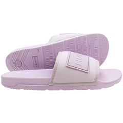 Hunter Neoprene Logo Womens Pink Sliders