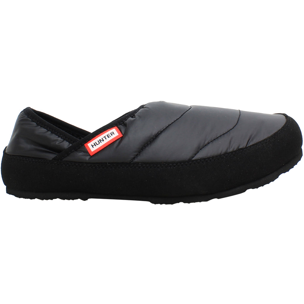 Hunter Puffer Womens Black Slippers