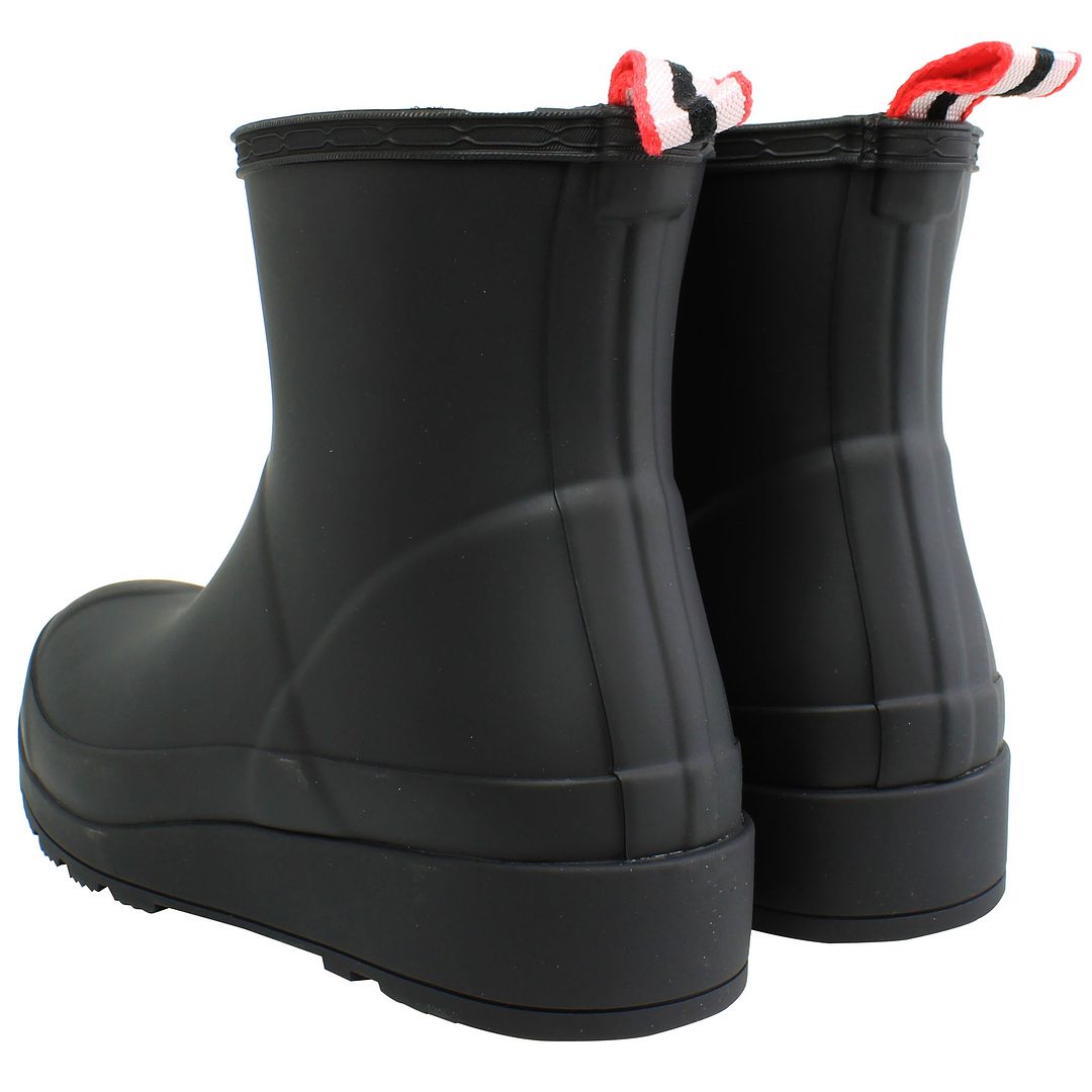 Hunter Play Short Womens Black Wellies Boots