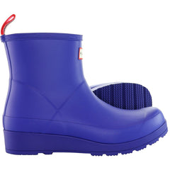 Hunter Play Short Womens Blue Wellies Boots