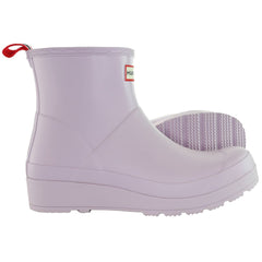 Hunter Play Short Womens Lilac Wellies Boots