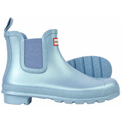 Hunter Original Womens Blue Chelsea Boots