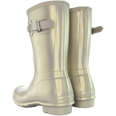 Hunter Nebula Womens Gold Wellington Boots