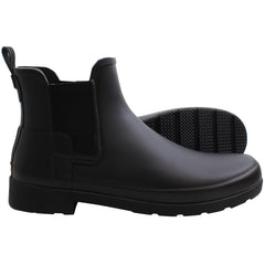 Hunter Refined Womens Black Chelsea Boots