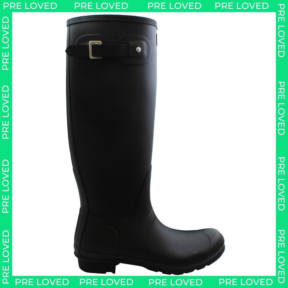 Hunter Original Tall Womens Black Wellington Boots NO BOX