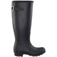 Hunter Original Back Adjustable Womens Black Wellington Boots