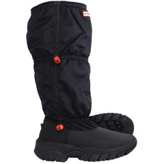 Hunter Wanderer Tall Womens Black Snow Boots