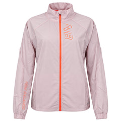 New Balance Printed Impact Run Light Pack Womens Pink Jacket