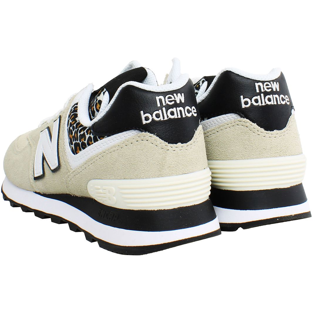 New Balance 574 Leopard Womens Grey Trainers