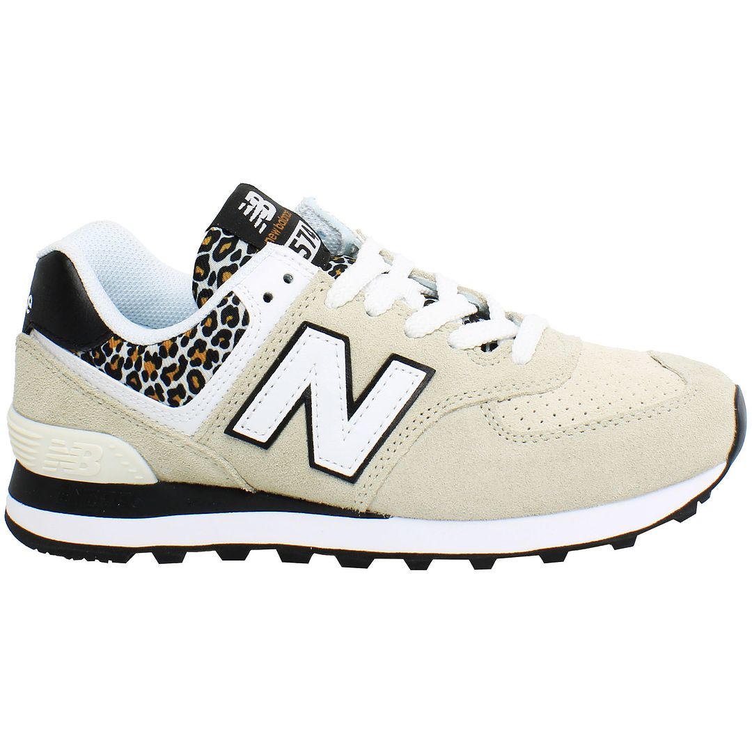 New Balance 574 Leopard Womens Grey Trainers