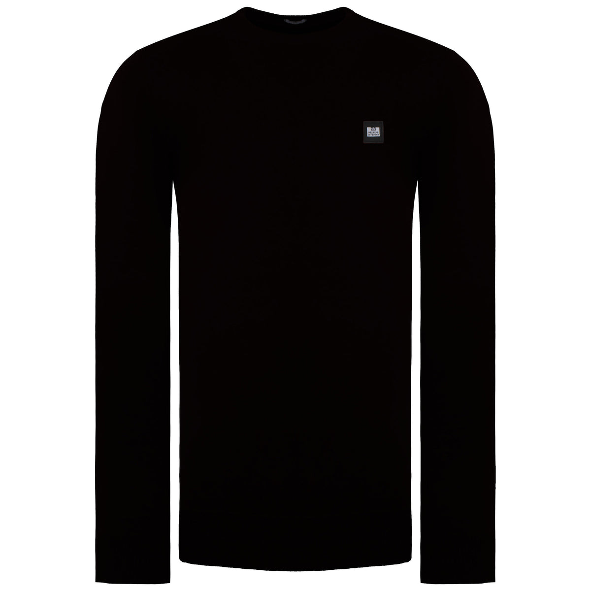 Weekend Offender Silver Mens Black Sweater