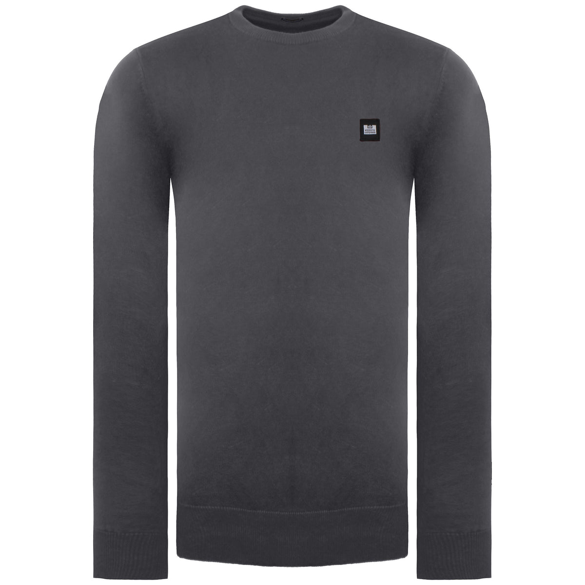 Weekend Offender Silver Mens Charcoal Sweater