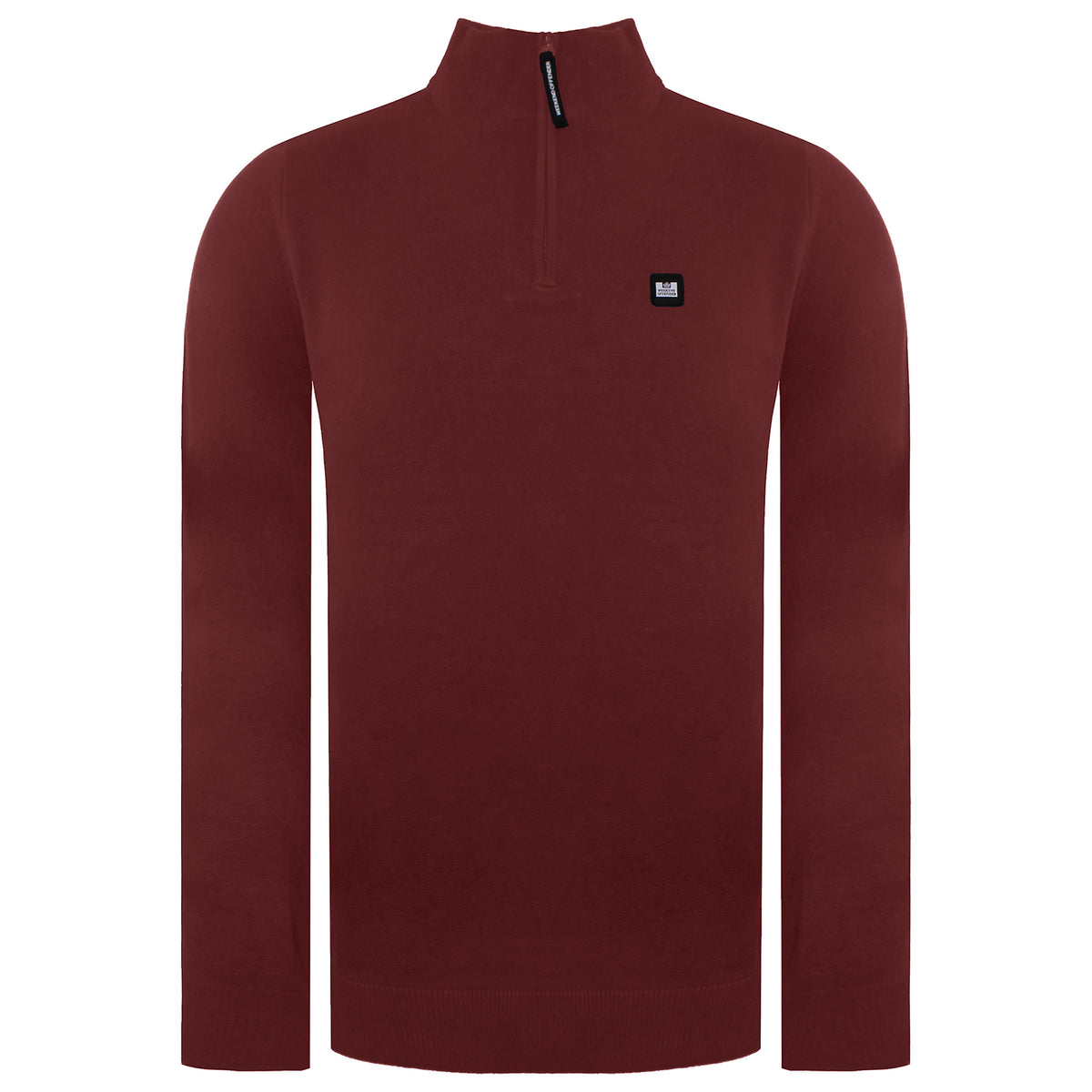 Weekend Offender Vandium Mens Deep Wine Sweater