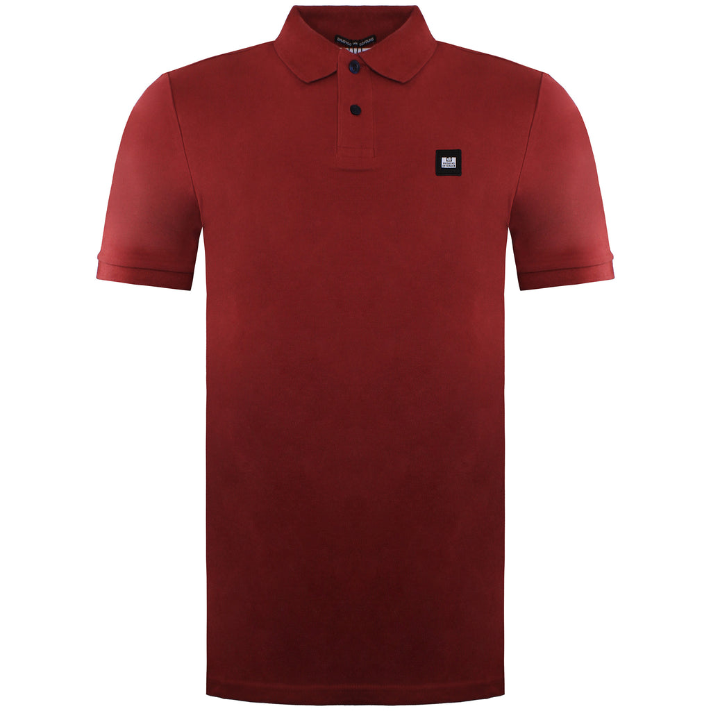 Weekend Offender Barnum Mens Dark Red Polo Shirt