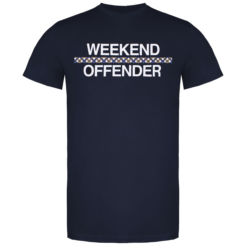 Weekend Offender Recife Mens Navy T-Shirt