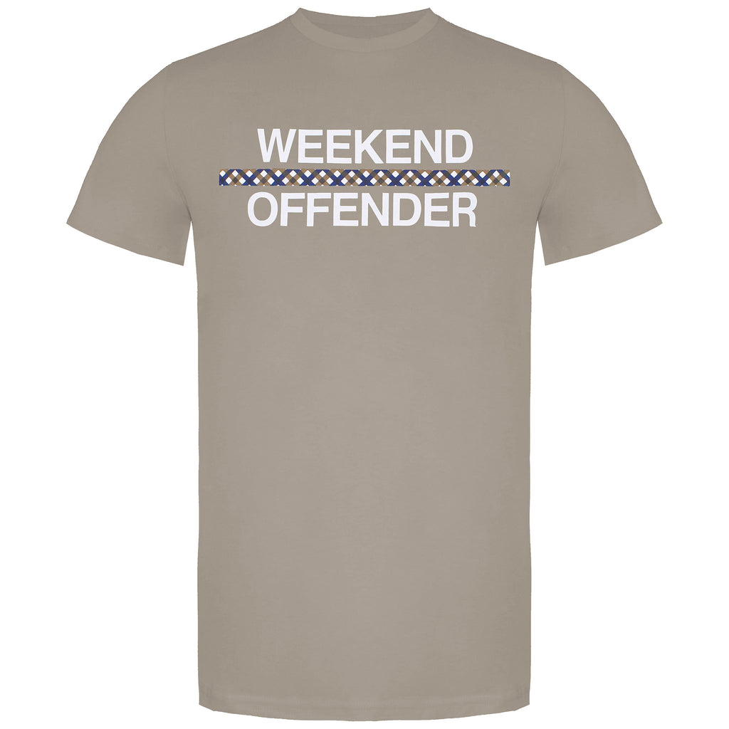 Weekend Offender Recife Mens Stone T-Shirt