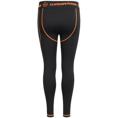 Warrior Logo Mens Black Baselayer