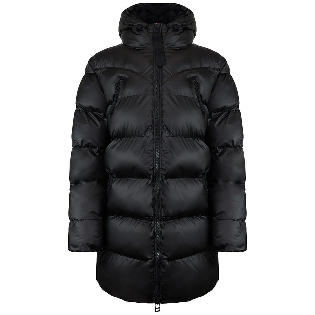 Hunter Insulated Rubberised Womens Black Puffer Coat