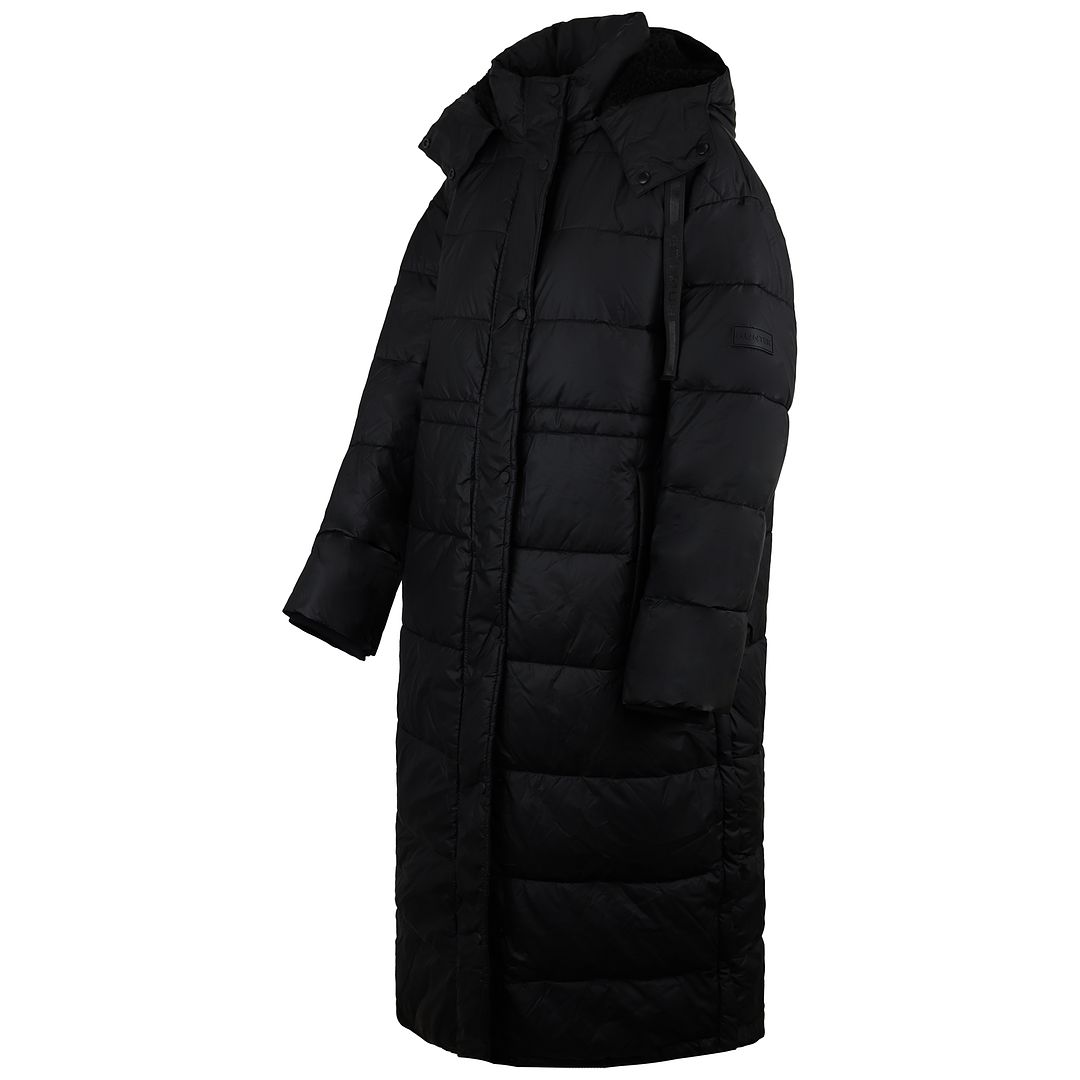 Hunter Intrepid Womens Black Long Puffer Coat