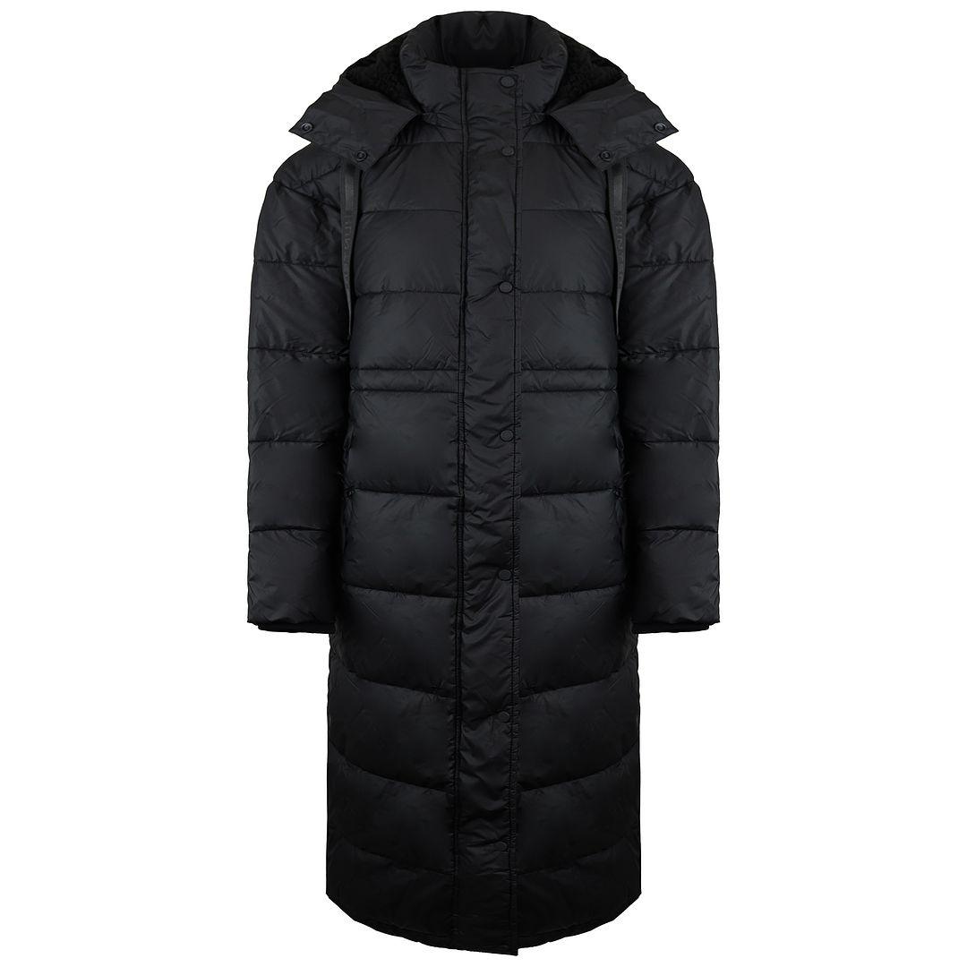 Hunter Intrepid Womens Black Long Puffer Coat