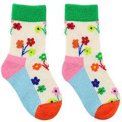 Happy Socks 3-Pack Multicolour Flower Gift Set