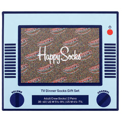 Happy Socks 2-Pack Multicolour TV Dinner Gift Set