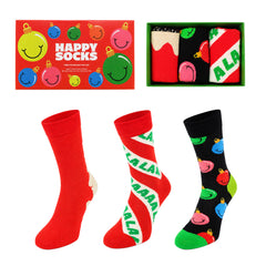 Happy Socks 3-Pack Multicolour Time For Holiday Gift Set