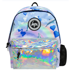 Hype Rainbow Dolphins Kids Blue Backpack