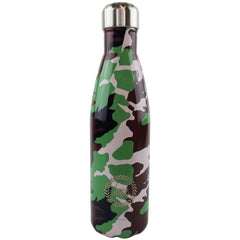 Hype 500ml Crest Kids Camo Green Water Bottle