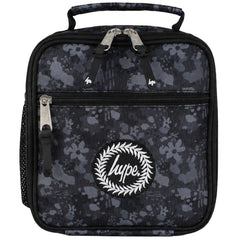 Hype Leopard Floral Black Lunch Bag