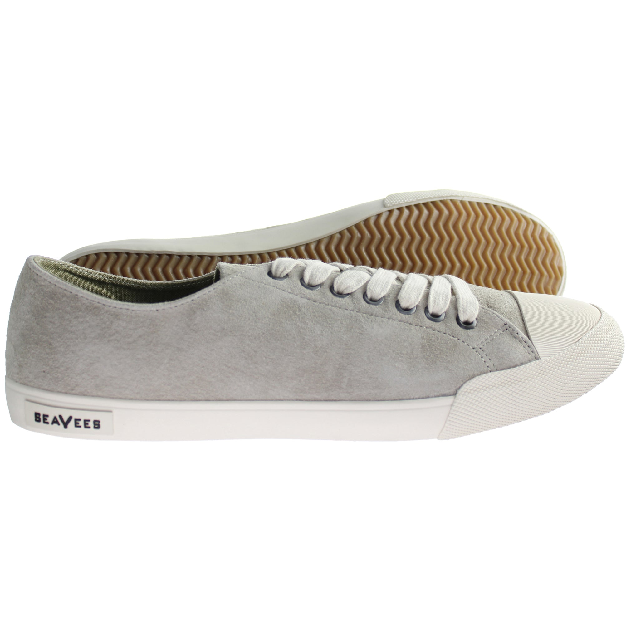 Seavees Army Issue Low Mens Grey Plimsolls