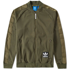 Adidas Mens Dark Khaki Track Jacket