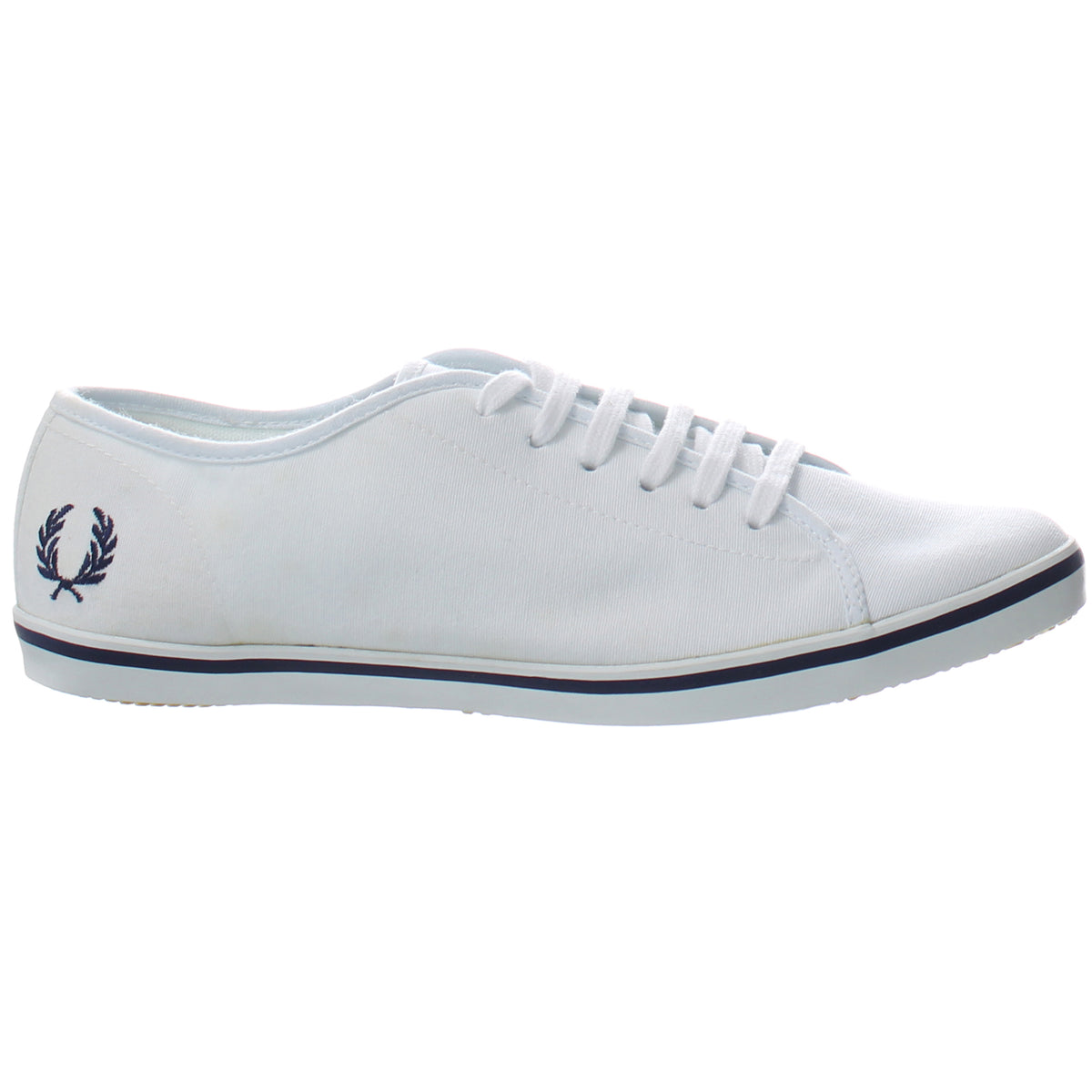 Fred Perry Low Mens White Plimsolls