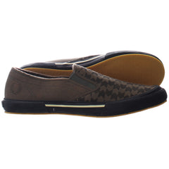 Fred Perry Low Mens Brown Plimsolls