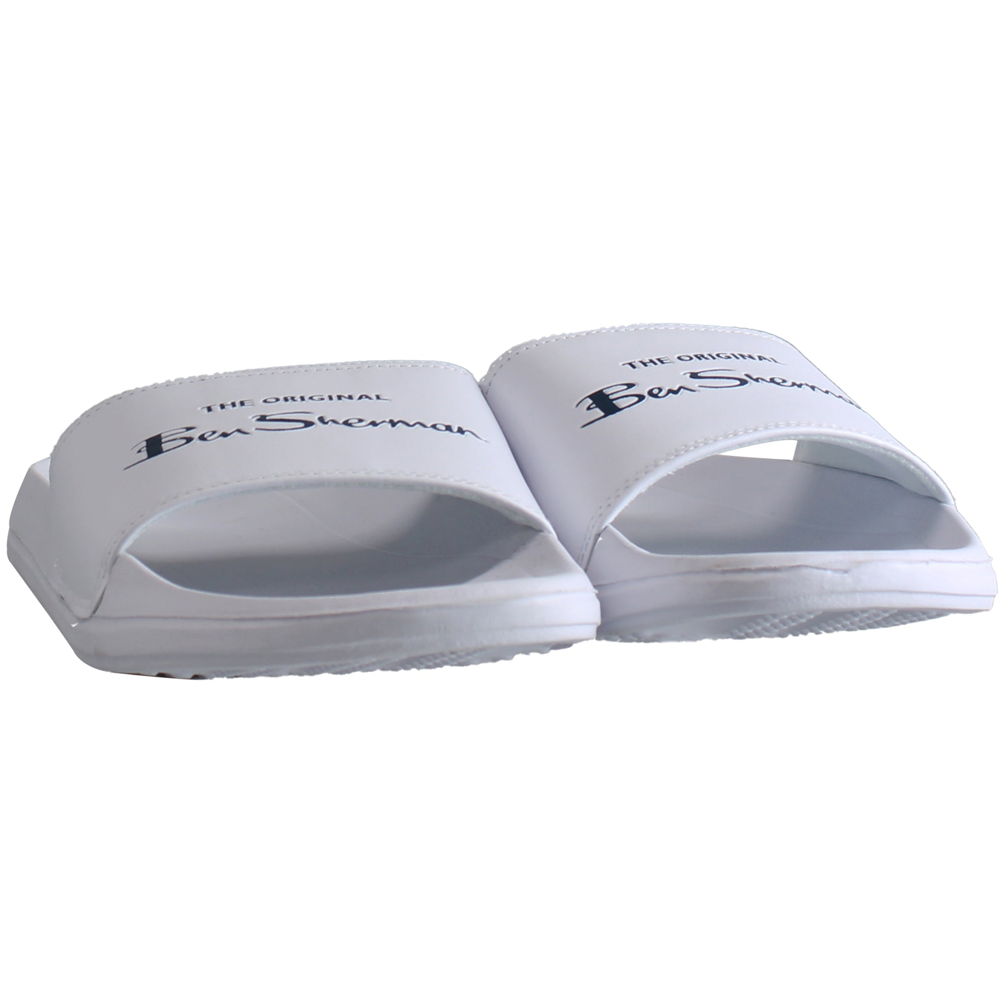 Ben Sherman Margate Mens White Sliders