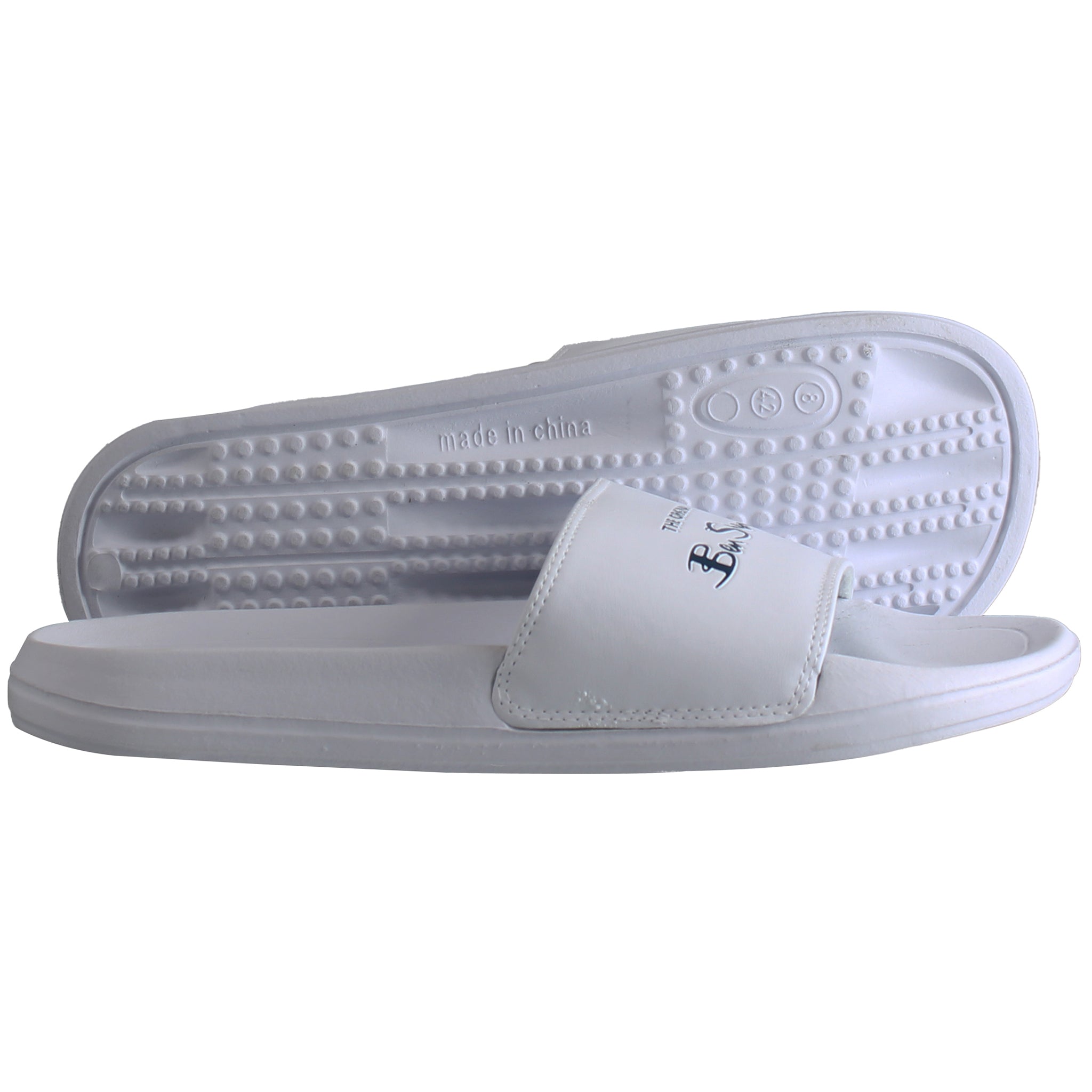 Ben Sherman Margate Mens White Sliders