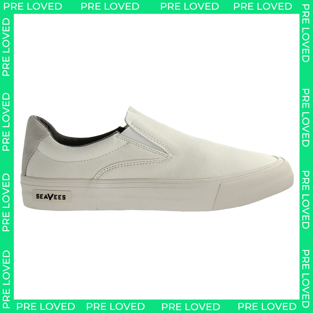 Seavees Hawthrone Slip On Standard Bleach Poplin  Off White Mens Shoes NO BOX