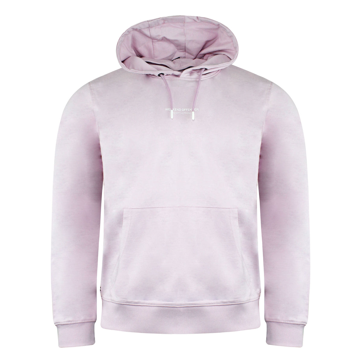 Weekend Offender Logo Mens Light Pink Hoodie