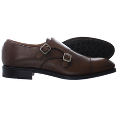 Hackett Inc Dblmnk Mens Brown Shoes