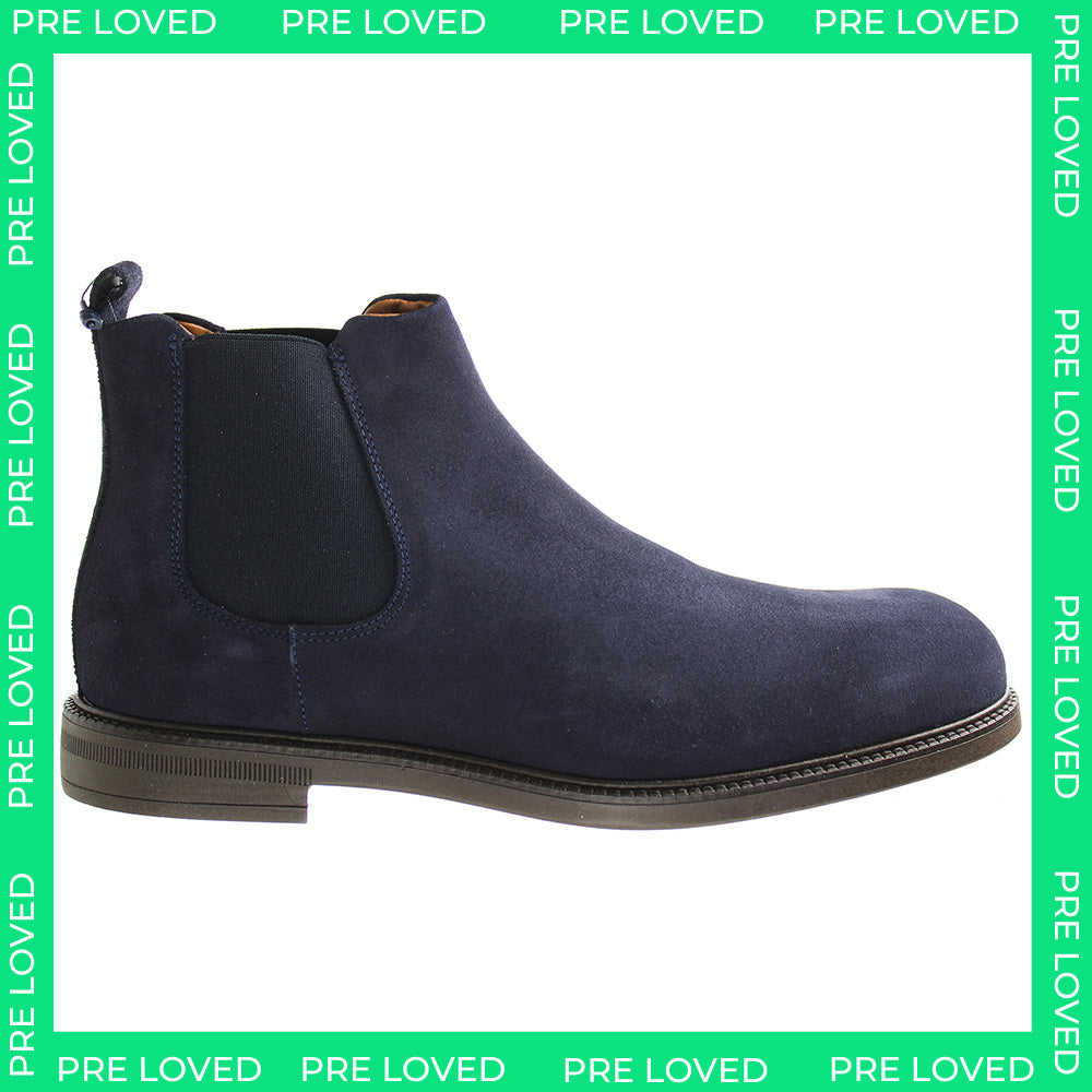 Hackett Chino Chelsea Mens Navy Boots NO BOX