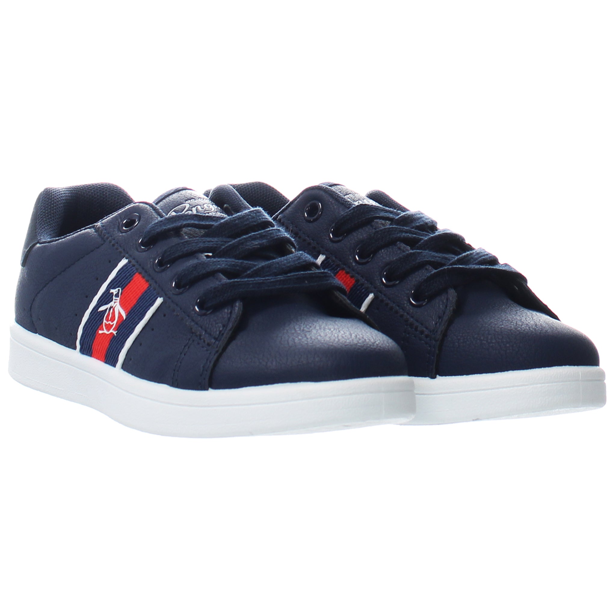 Penguin Plane Kids Navy Trainers